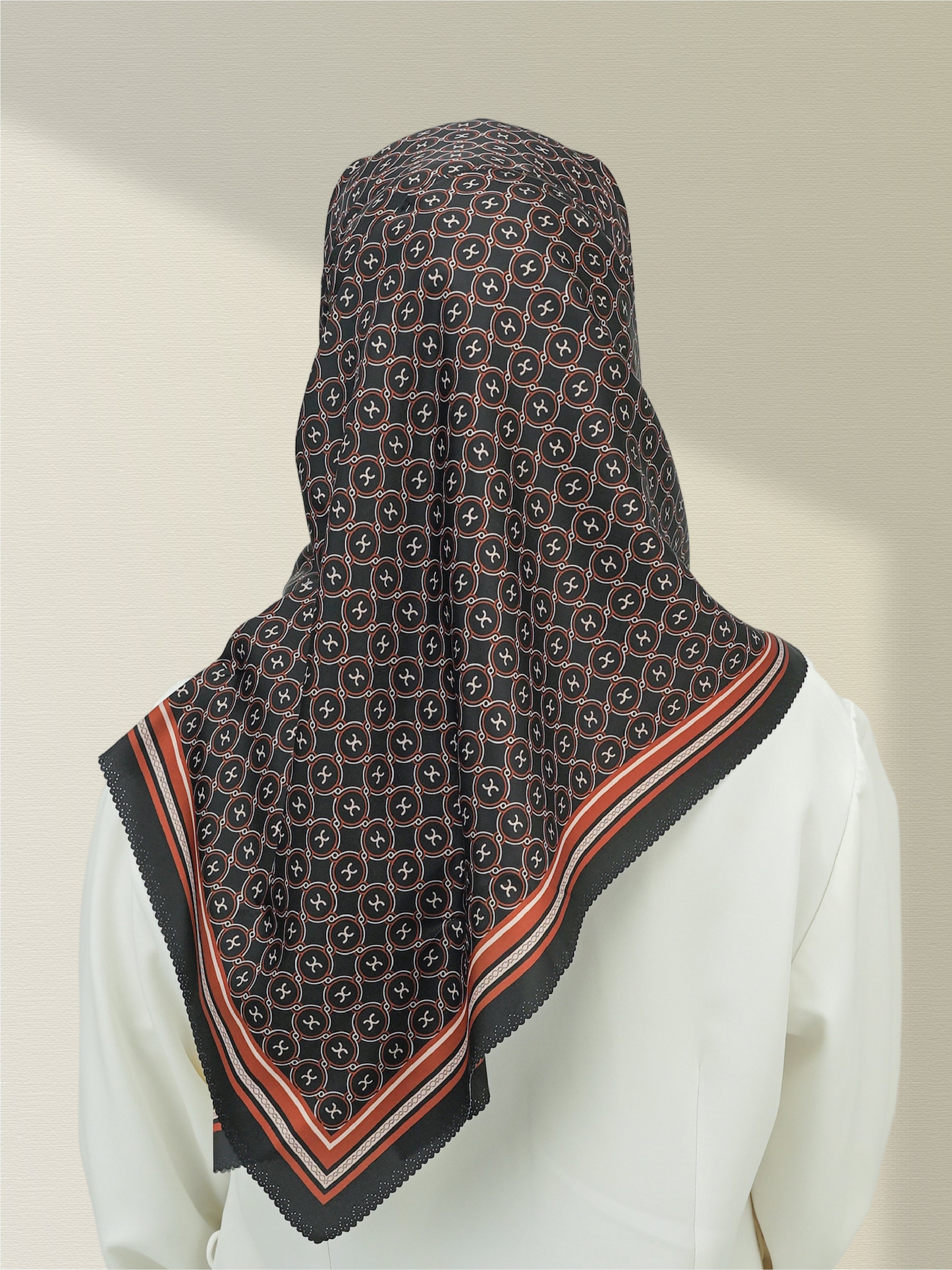 YOOF-Monogram Shawl Coal