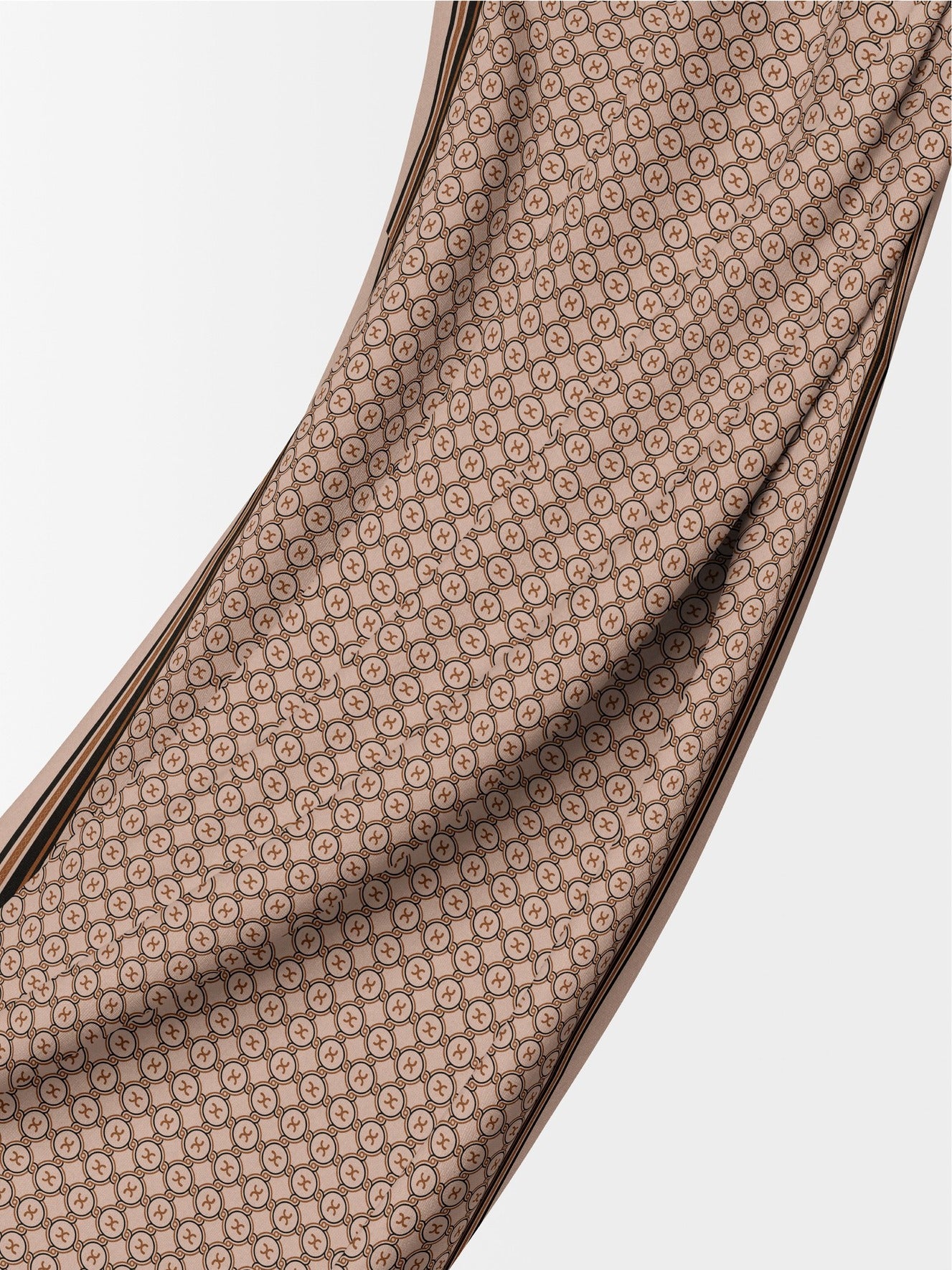 YOOF-Monogram Shawl Cinnamon