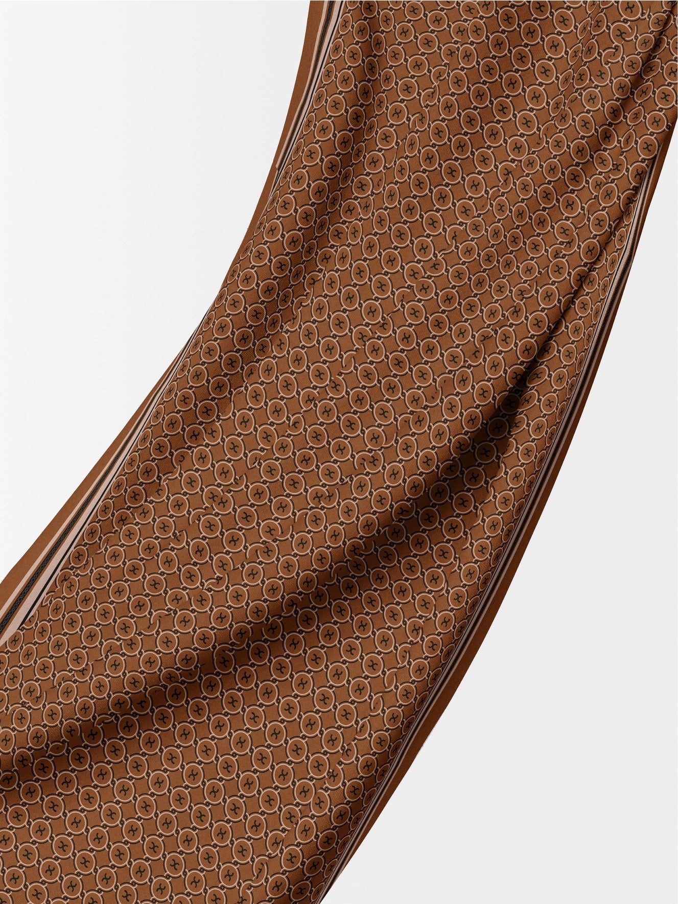 YOOF-Monogram Shawl Cocoa